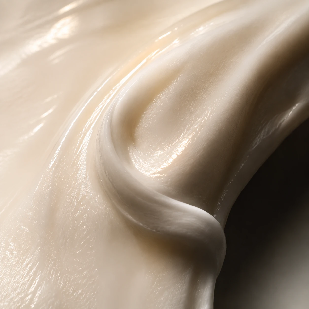 Sculptural ivory cream texture, an artistic visualization